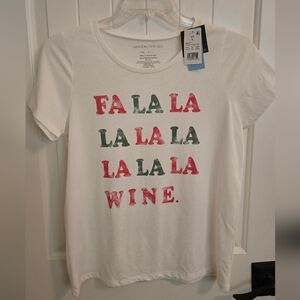 Grayson Threads White Tee with Red and Green Graphic